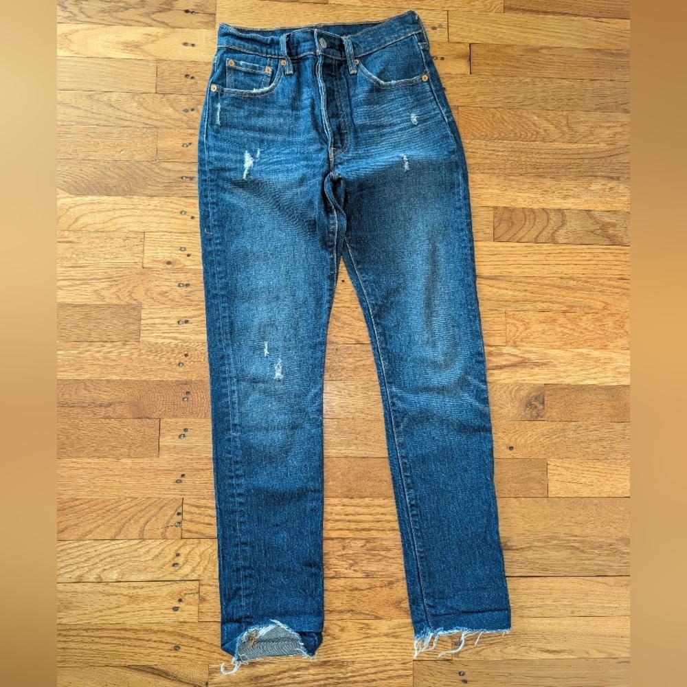 Levi's 501s Skinny Distressed  Jeans